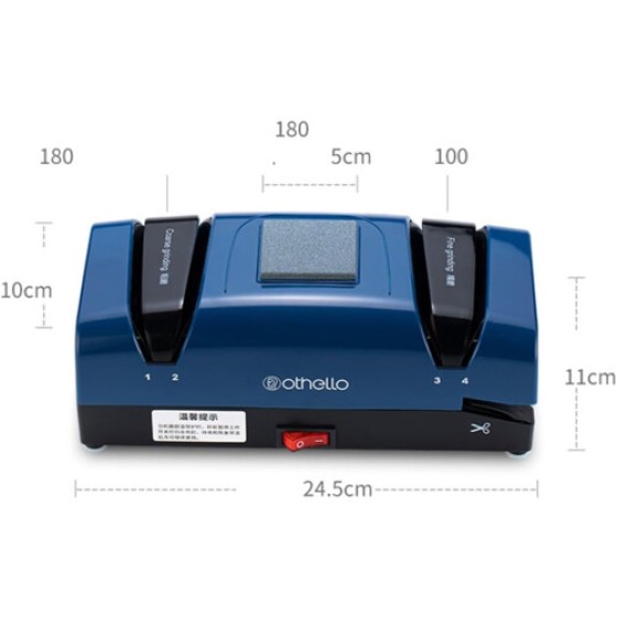 Electric Knife Sharpener Automatic Household Grinding Wheel Knife Grinder Hotel Restaurant Knife Grinding Machine